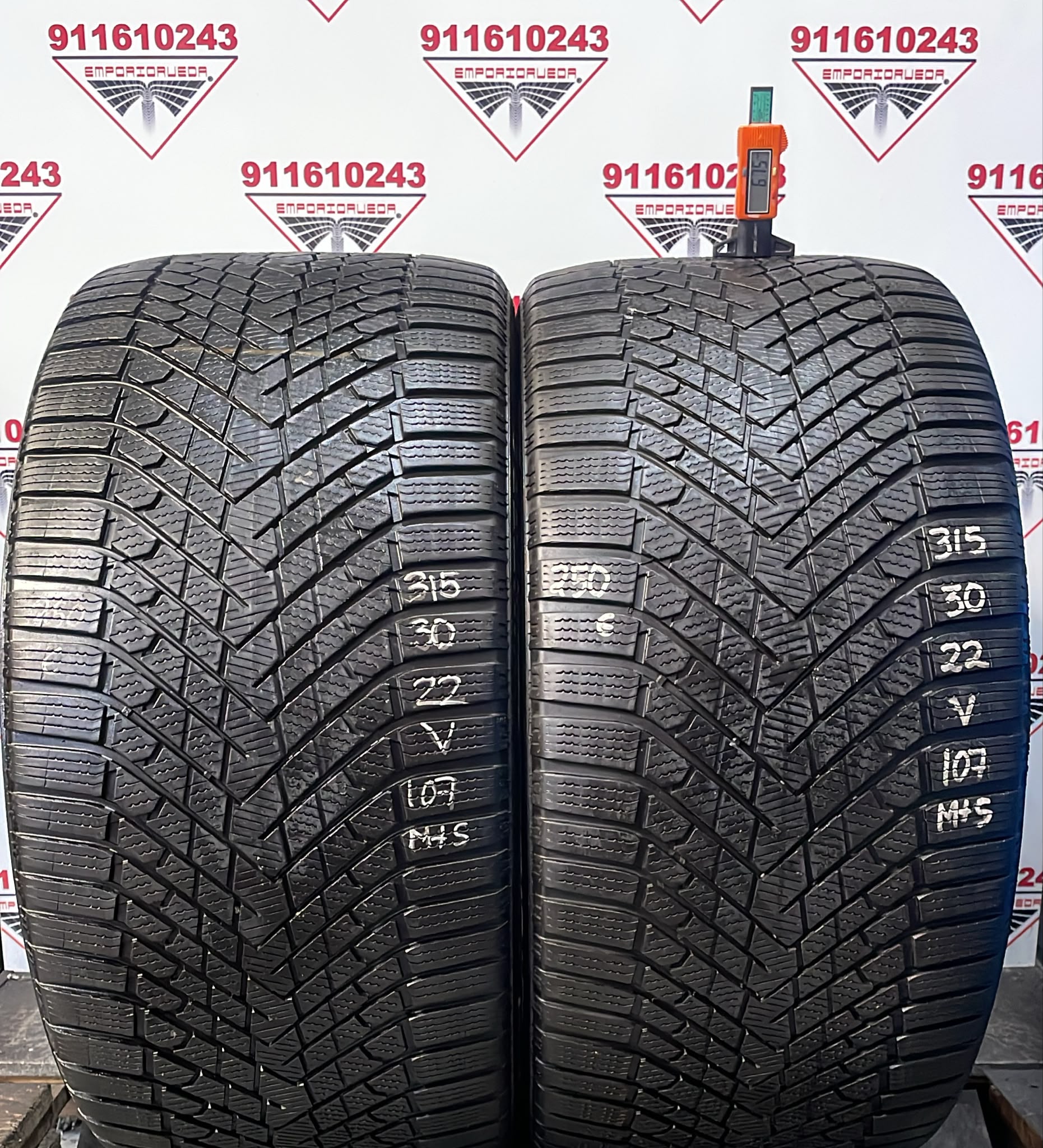 PIRELLI SCORPION WINTER USADO M+S 315/30 R22 107 V